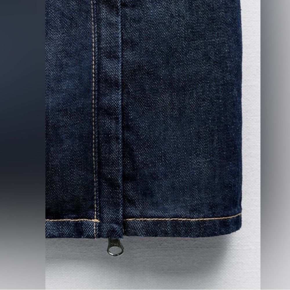 Zara Denim Sleeveless Dress - Picture 5 of 5